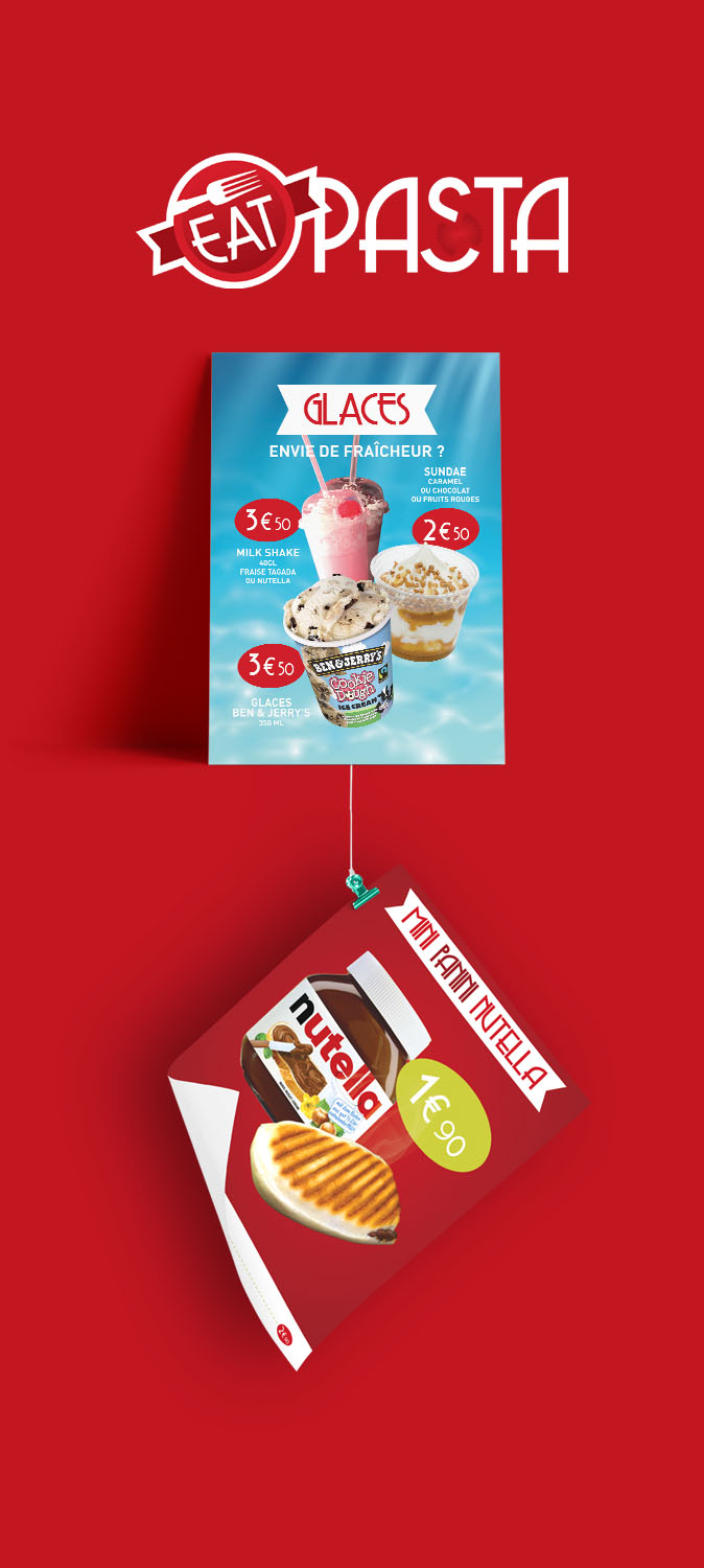 Camille Moreau - Graphiste Toulouse - Portfolio - Eat Pasta