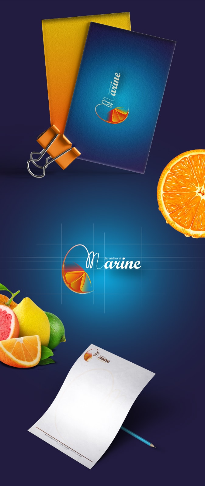 Camille Moreau - Graphiste Toulouse - Portfolio - Les Ateliers de Marine